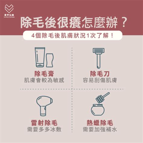 刮陰毛癢|私密處除毛後很癢？2個肌膚保養關鍵快學起來！ 